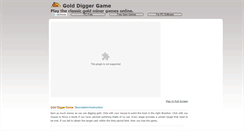 Desktop Screenshot of golddiggergame.net